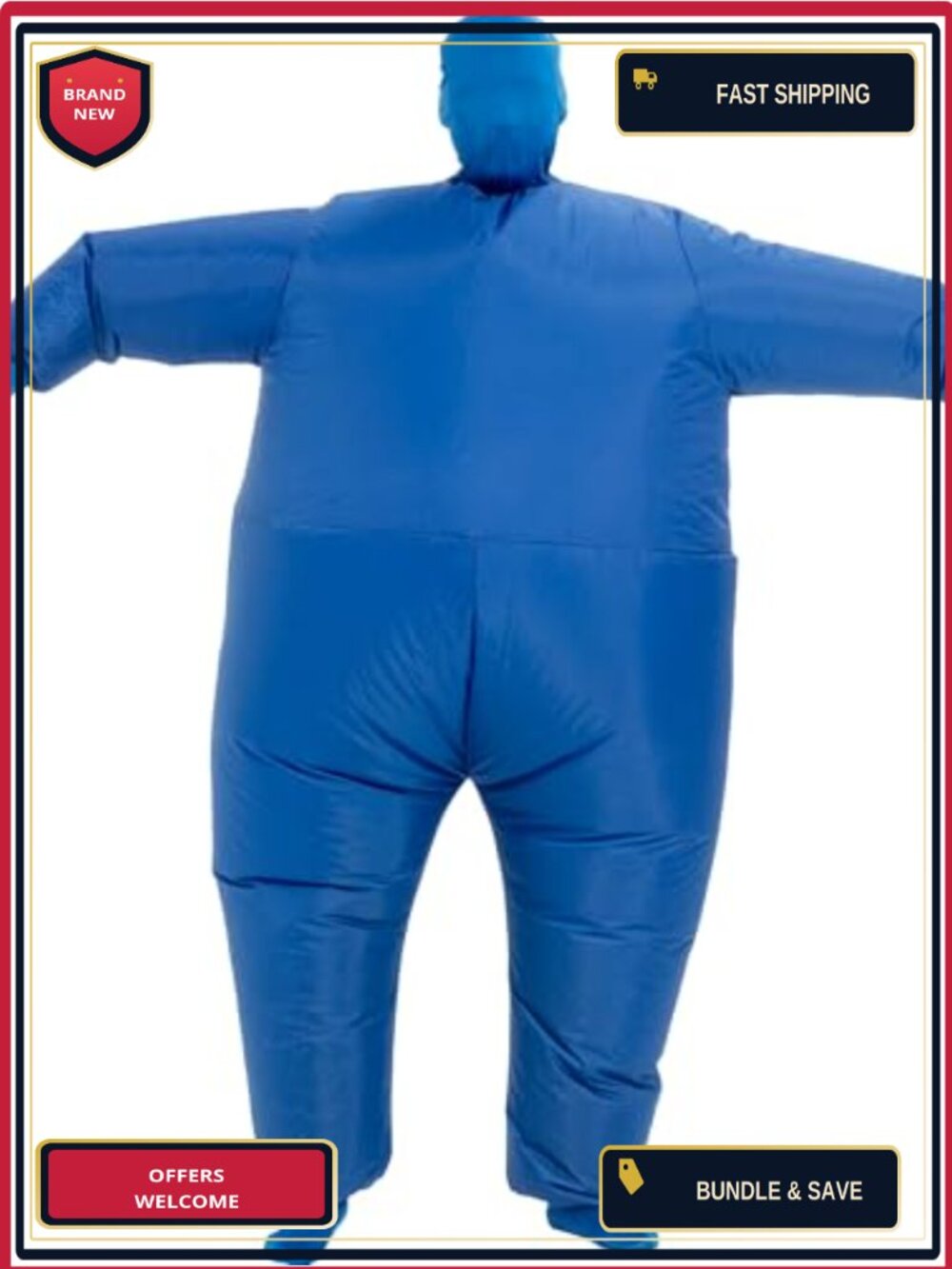 Adult Inflatable Full Body Costume Blow Up Suit for Halloween Cosplay